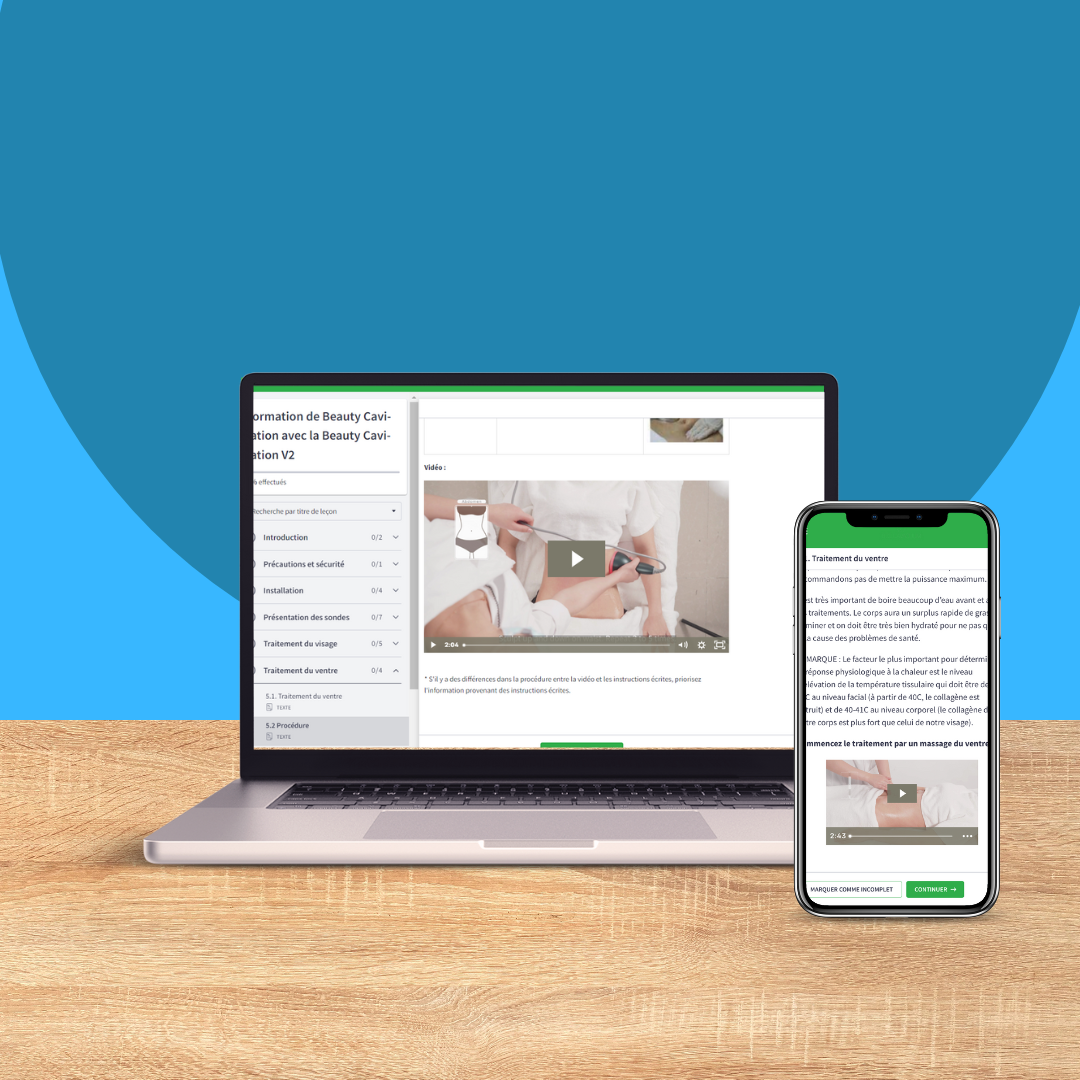 Training for Cavitation Machine Beauty Cavitation V1 & V2 - For Body Shaping & Face Lifting Treatment