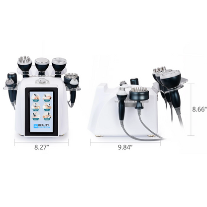 Beauty Cavitation V2 – 7 in 1 40k Cavitation Machine RF with Facial LED & Hot / Cold Hammer