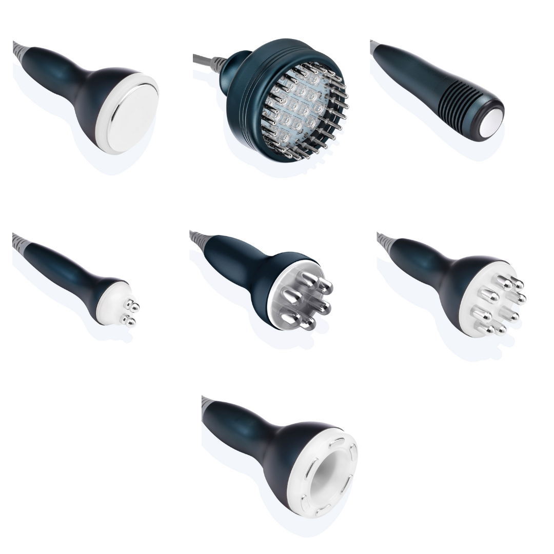 Beauty Cavitation V2 - Machine Accessories & Probe Heads: Cavitation, Radio Frequency, LED, Vacuum, Cold Hammer